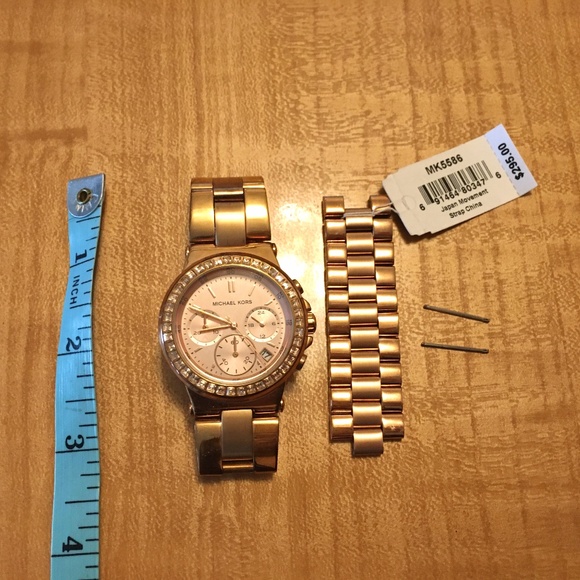 Michael Kors Rose Gold Swarovski Crystals Watch - Picture 2 of 6